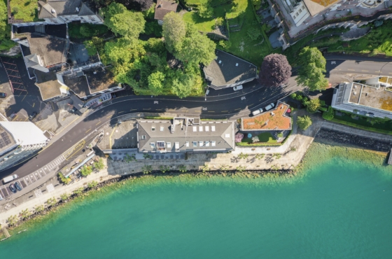 Vogelperspektive Atelierwohnung