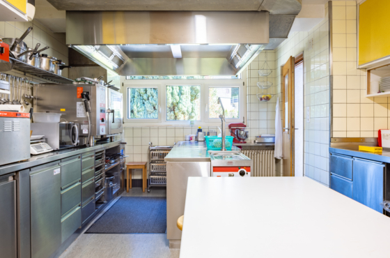 Gastroküche zum Restaurant