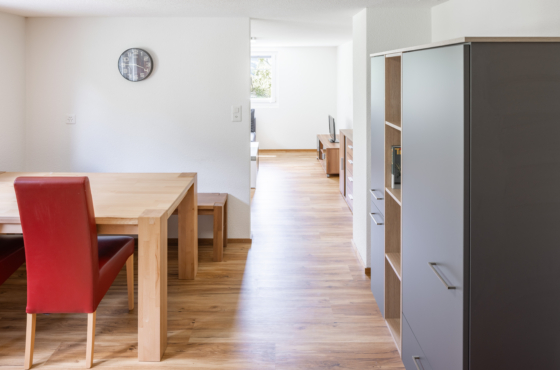 Küche Richtung Wohnzimmer
