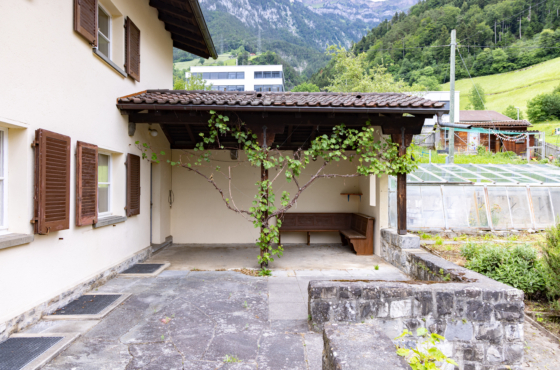 Pergola im EG