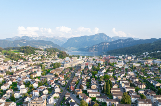Sicht auf den Vierwaldstaettersee